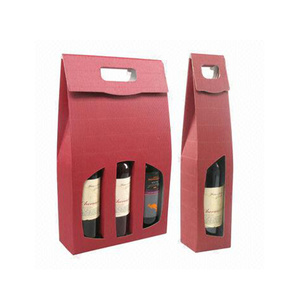 High Quality Gift Paper Bags Full Color Printing Wine Packaging Paper Bag